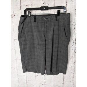 Travis Mathew Shorts Mens 34 Dark Gray 10" Inseam Casual‎ Performance Golf Chino